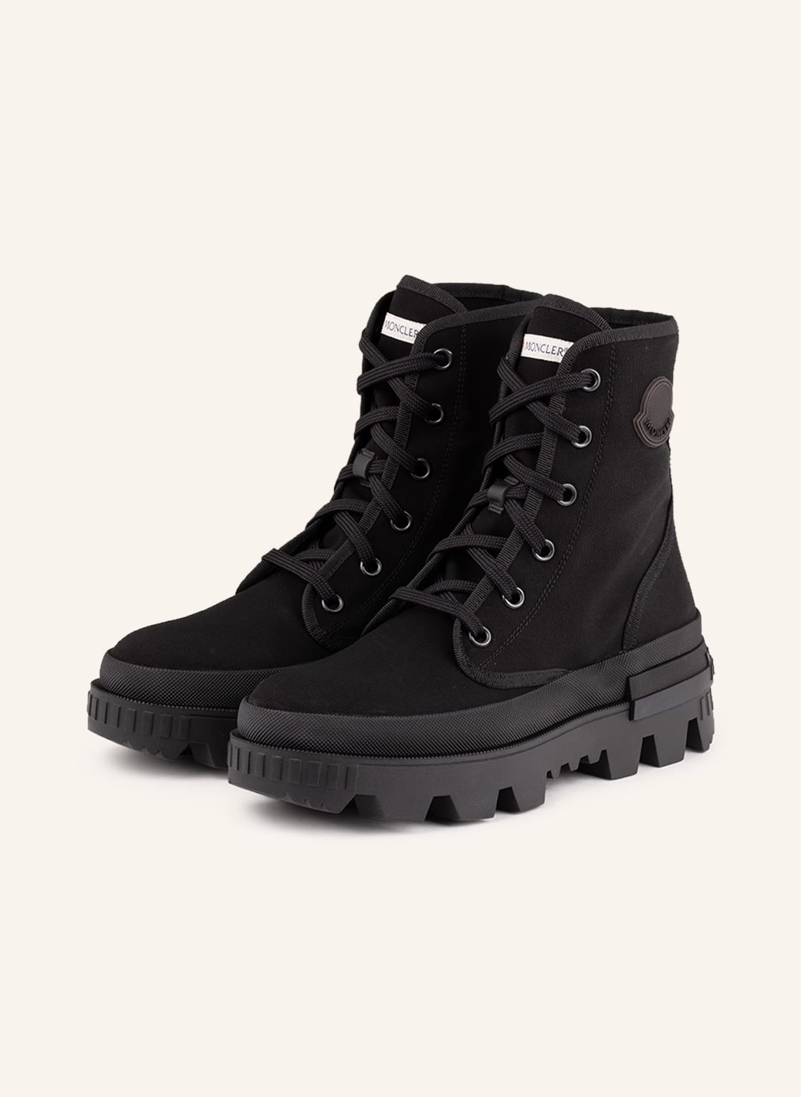 Moncler Schnürboots Pyla schwarz von MONCLER