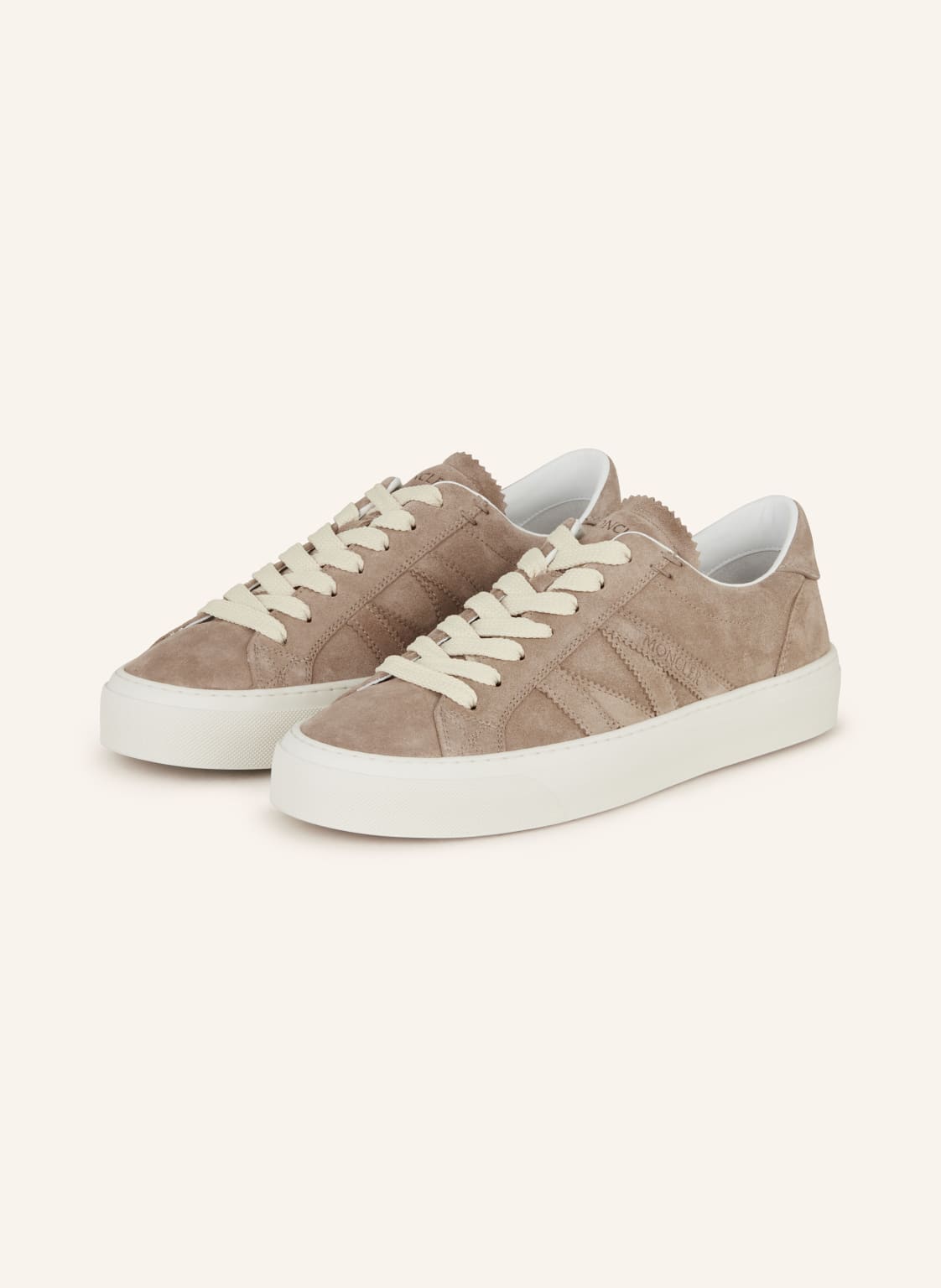 Moncler Sneaker Monaco beige von MONCLER