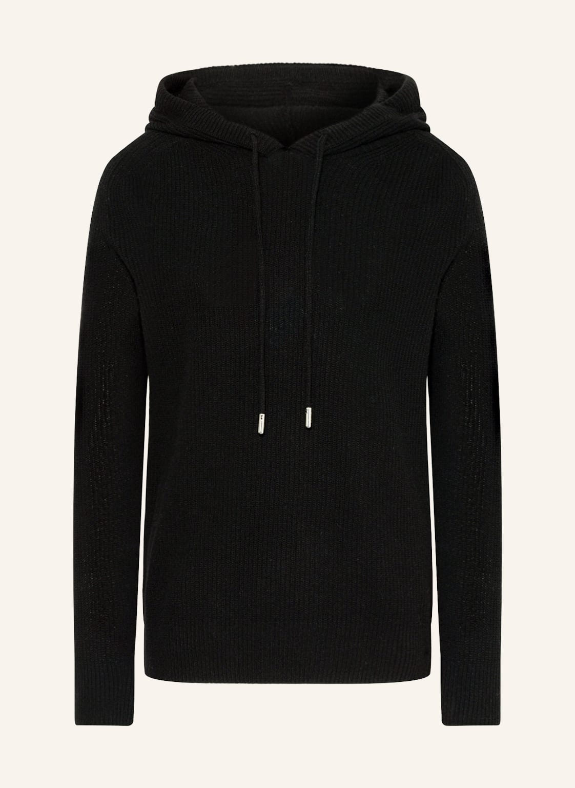 Moncler Strick-Hoodie schwarz von MONCLER