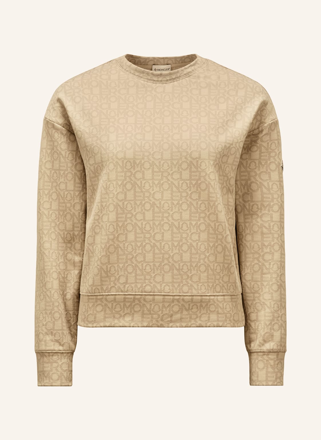 Moncler Sweatshirt beige von MONCLER