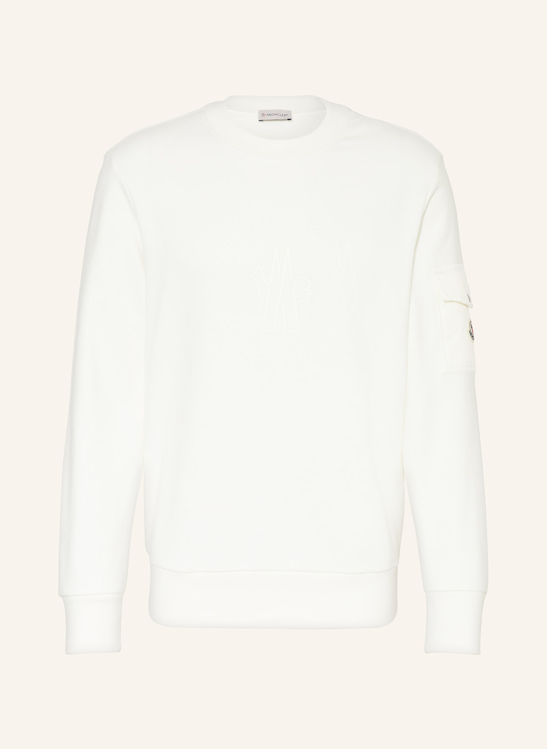 Moncler Sweatshirt weiss von MONCLER