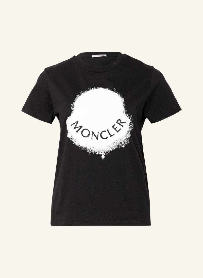 Moncler T-Shirt Mit Stickereien schwarz von MONCLER