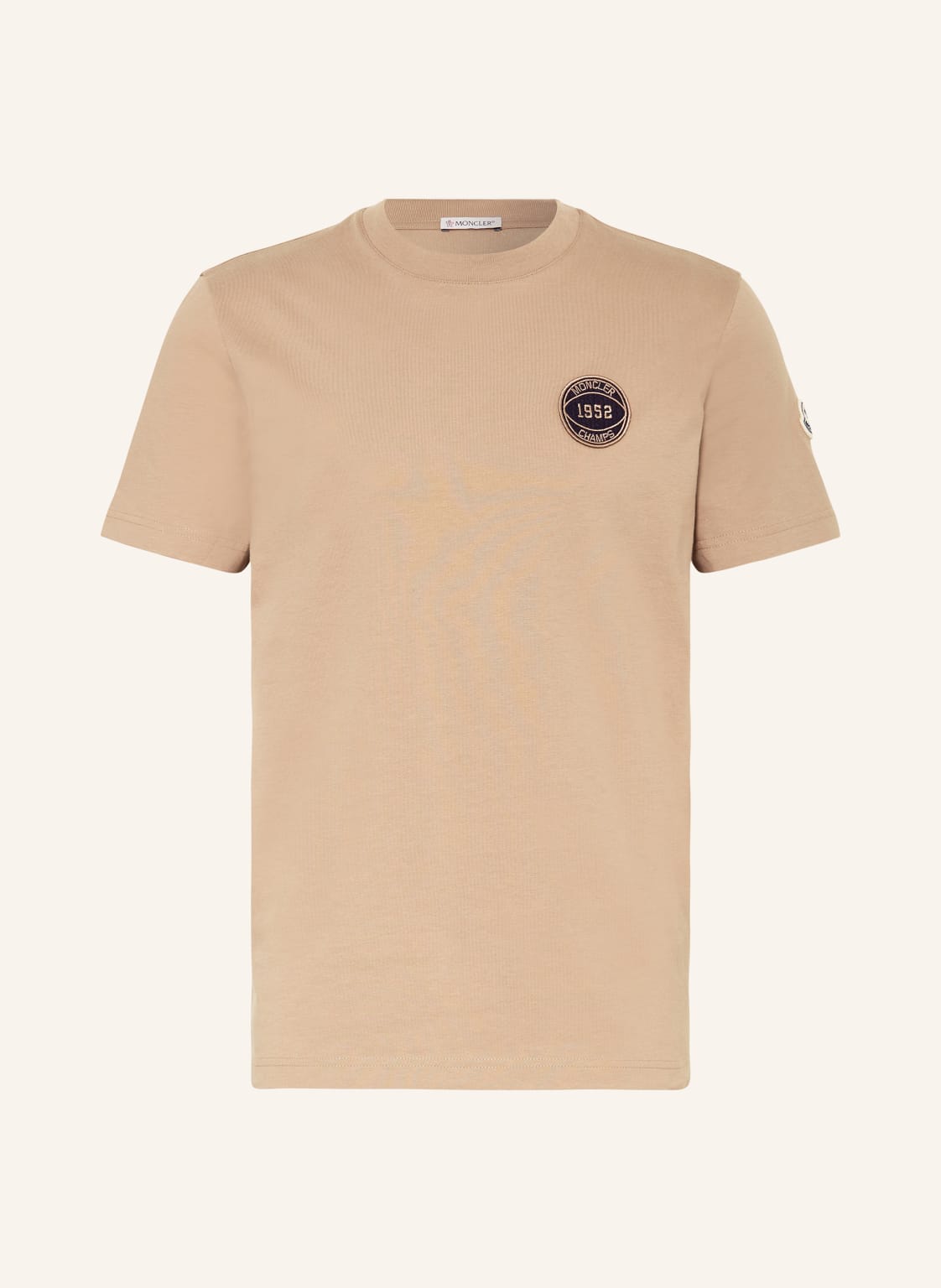 Moncler T-Shirt beige von MONCLER