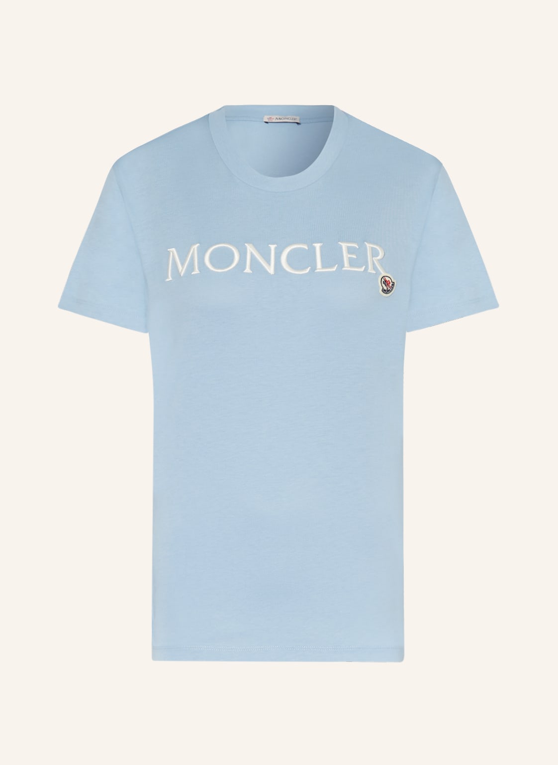 Moncler T-Shirt lila von MONCLER