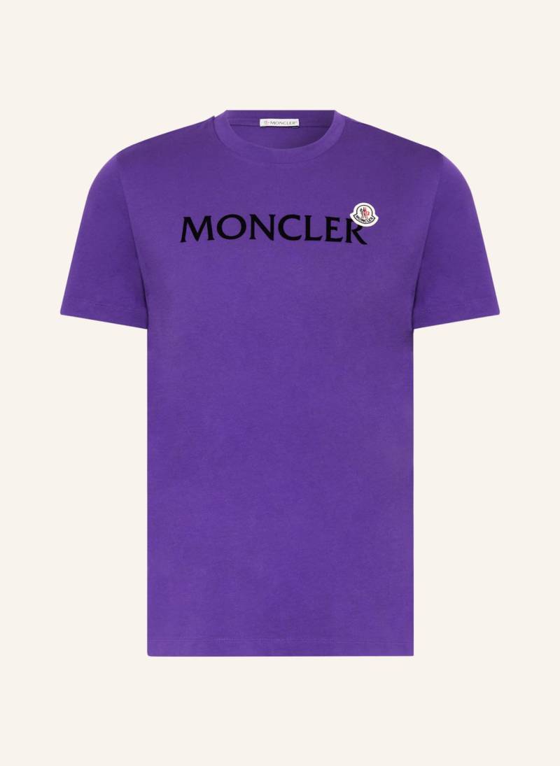 Moncler T-Shirt lila von MONCLER