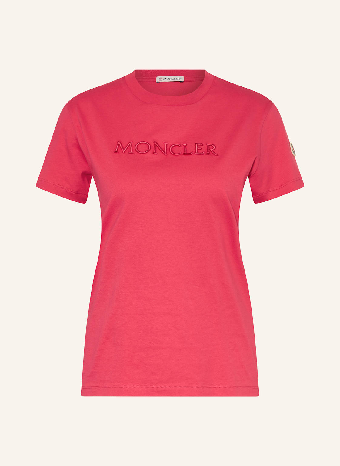 Moncler T-Shirt pink von MONCLER