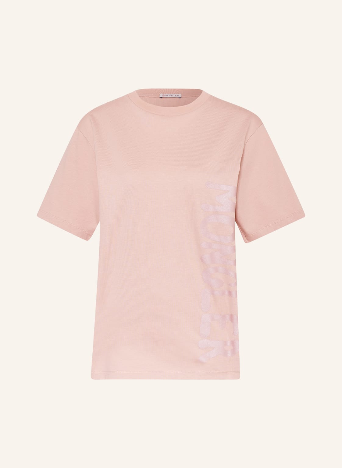 Moncler T-Shirt rosa von MONCLER