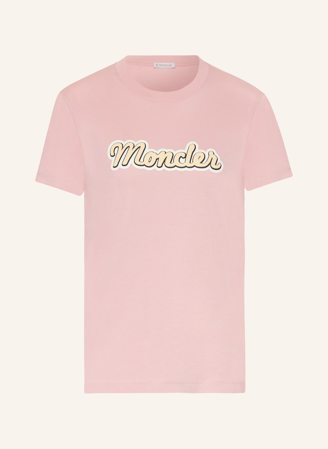 Moncler T-Shirt rosa von MONCLER