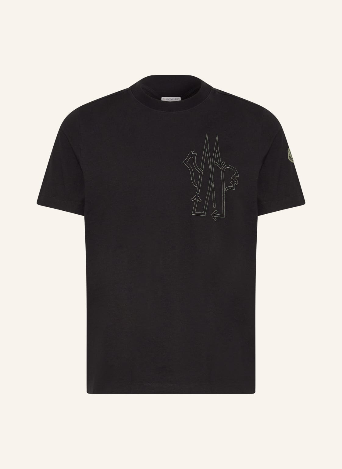 Moncler T-Shirt schwarz von MONCLER