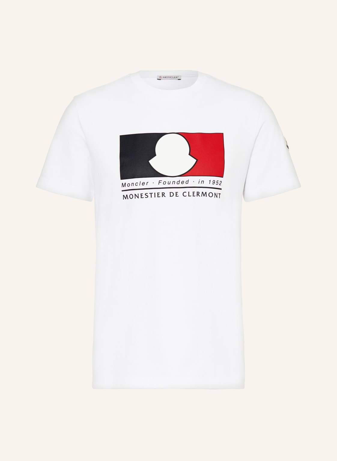 Moncler T-Shirt weiss von MONCLER