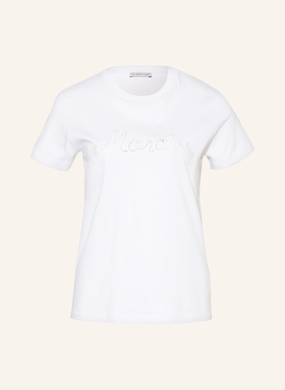 Moncler T-Shirt weiss von MONCLER