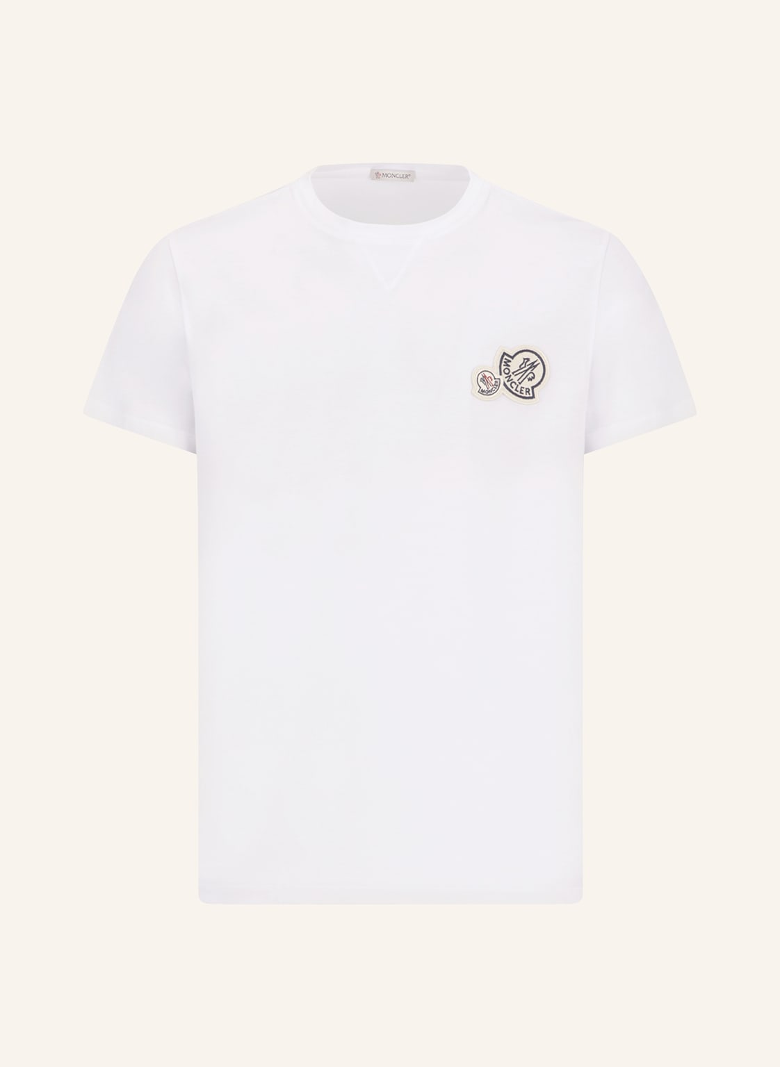 Moncler T-Shirt weiss von MONCLER