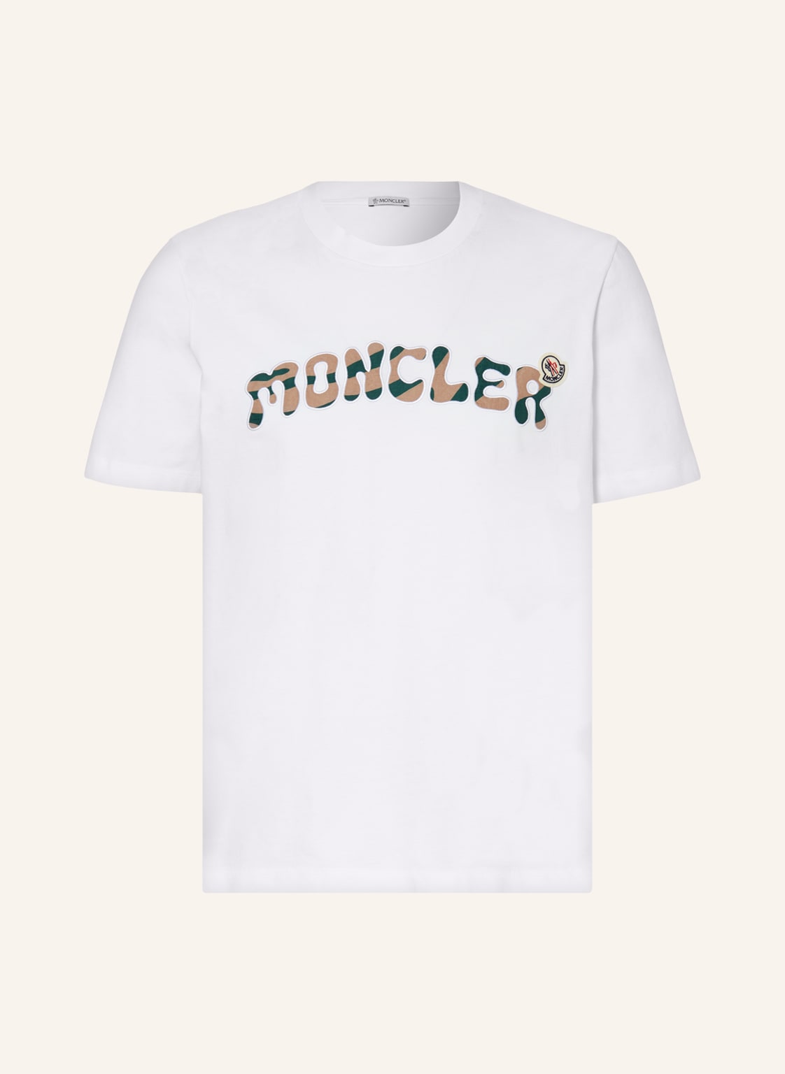 Moncler T-Shirt weiss von MONCLER