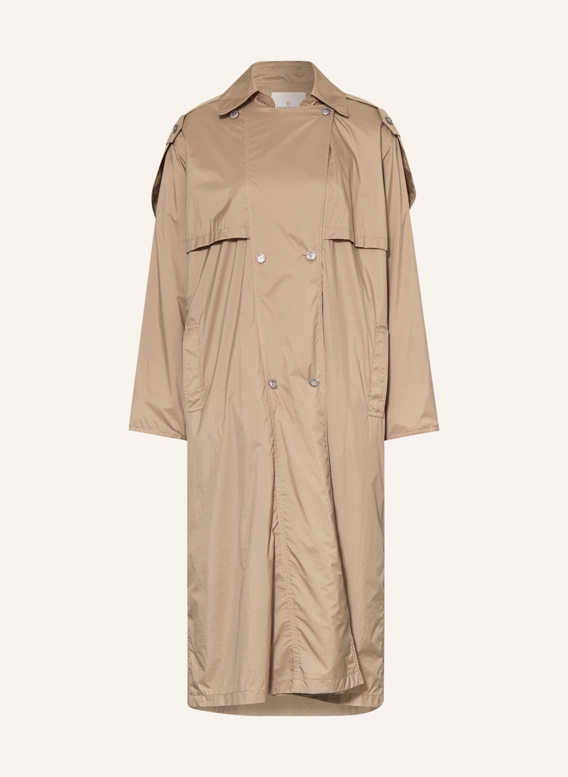 Moncler Trenchcoat Deva beige von MONCLER