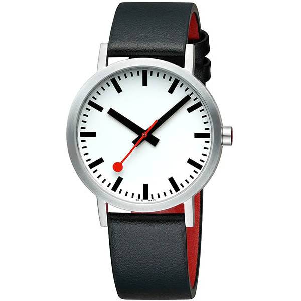 MONDAINE Classic 40, Bahnhofsuhr Pure - ohne Logo, matt von MONDAINE