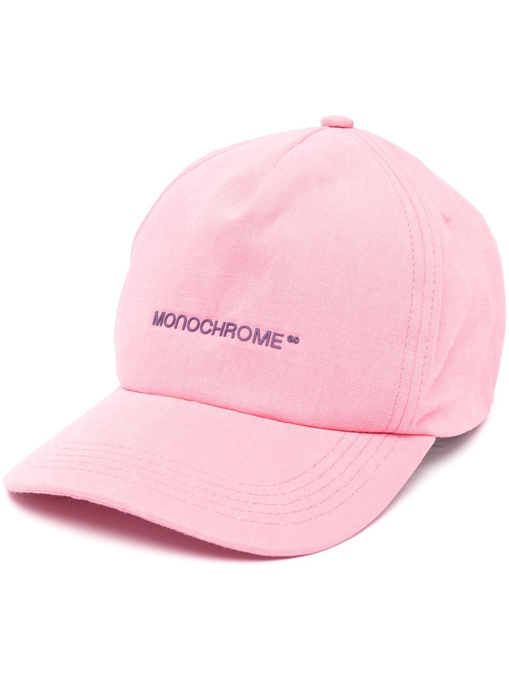 MONOCHROME logo-print cotton baseball cap - Pink von MONOCHROME