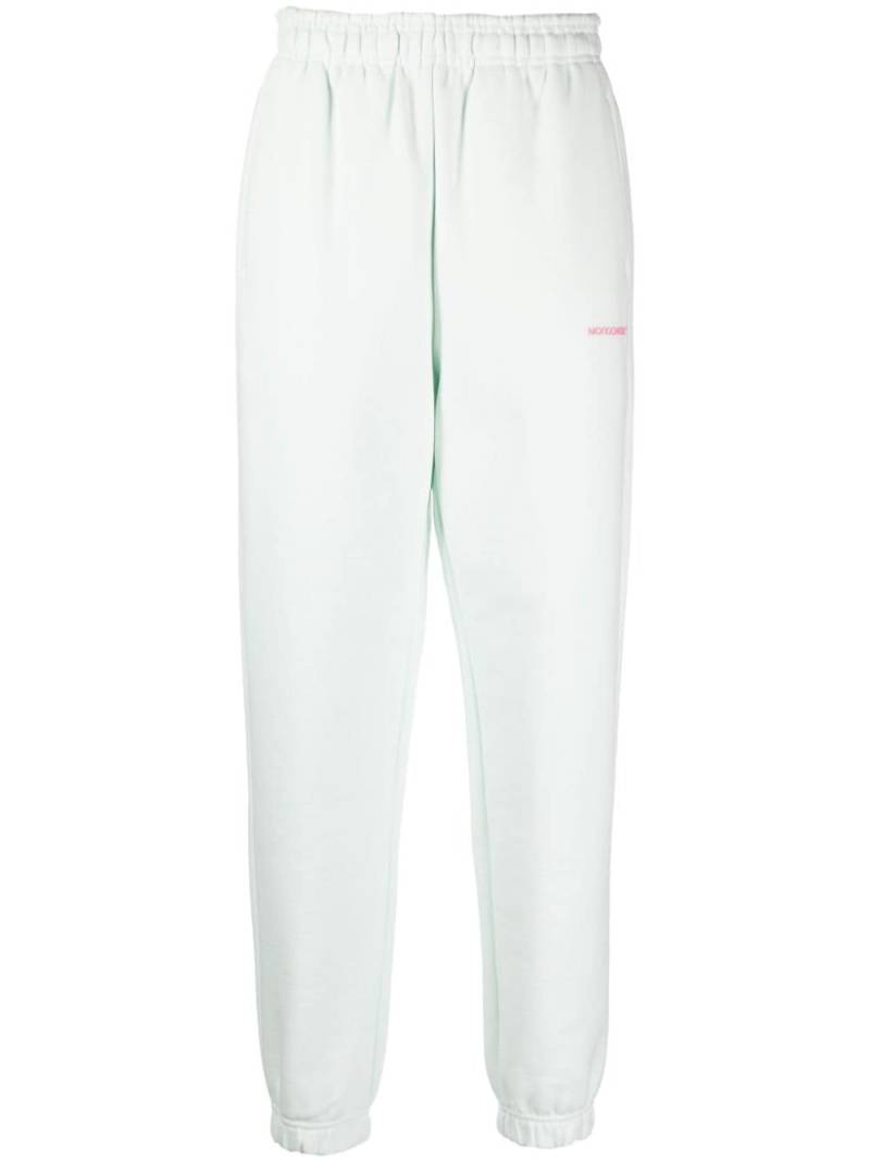 MONOCHROME logo-print cotton track pants - Green von MONOCHROME