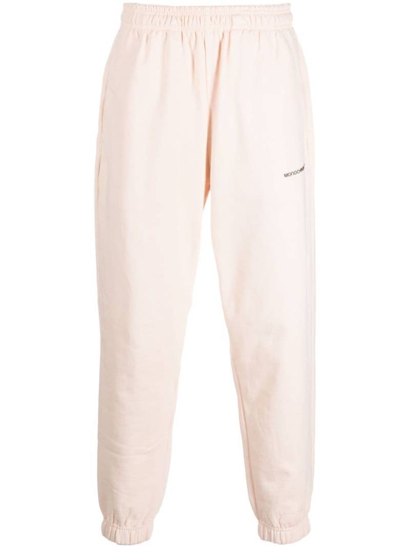 MONOCHROME logo-print cotton track pants - Neutrals von MONOCHROME