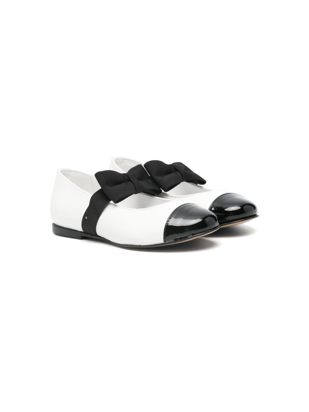 MONTELPARE TRADITION bow-detail ballerina shoes - White von MONTELPARE TRADITION