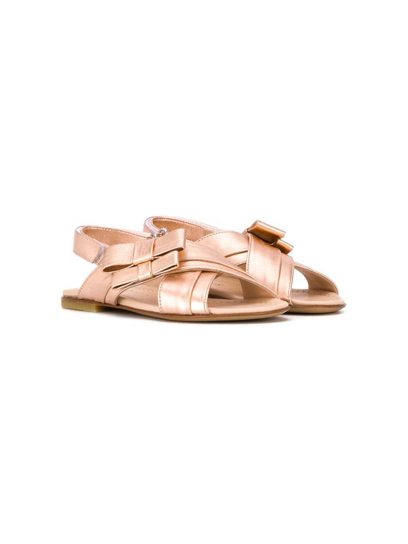 MONTELPARE TRADITION crossover straps sandals - Pink von MONTELPARE TRADITION