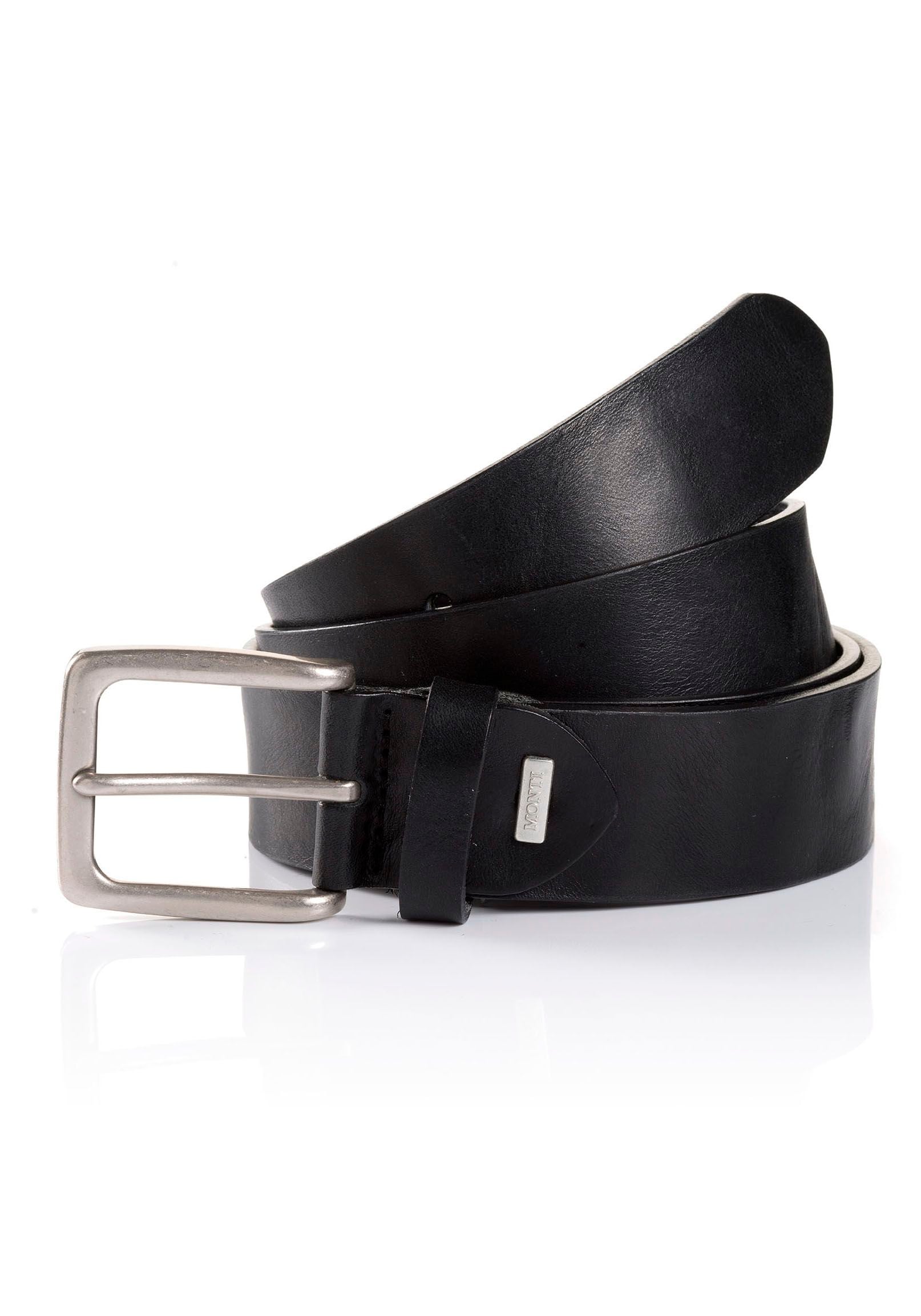 MONTI Ledergürtel »BOLOGNA«, 3,5 cm breit, Jeans-Casual, Unikat, kürzbar MONTI Ledergürtel »BOLOGNA«, 3,5 cm breit, Jeans-Casual, Unikat, kürzbar von MONTI