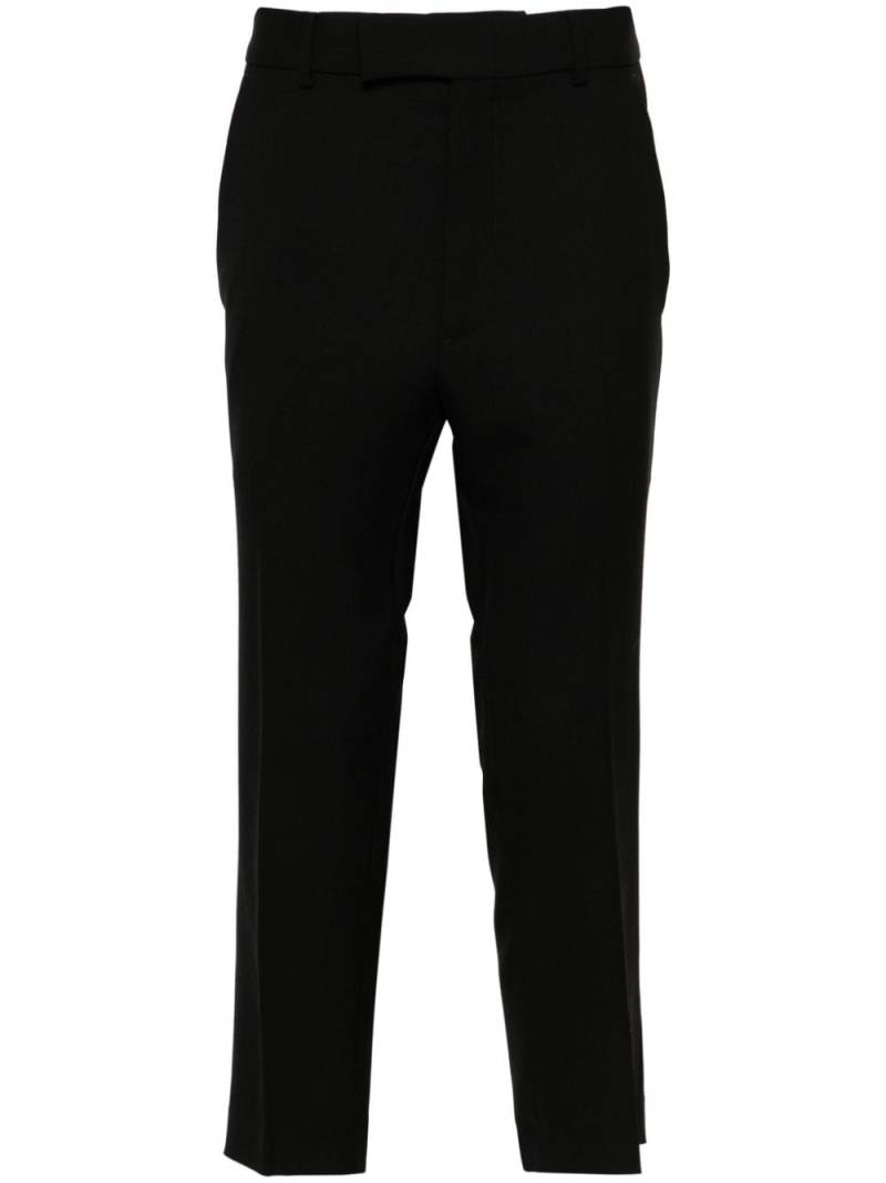 MORDECAI embroidered-trim tapered trousers - Black von MORDECAI