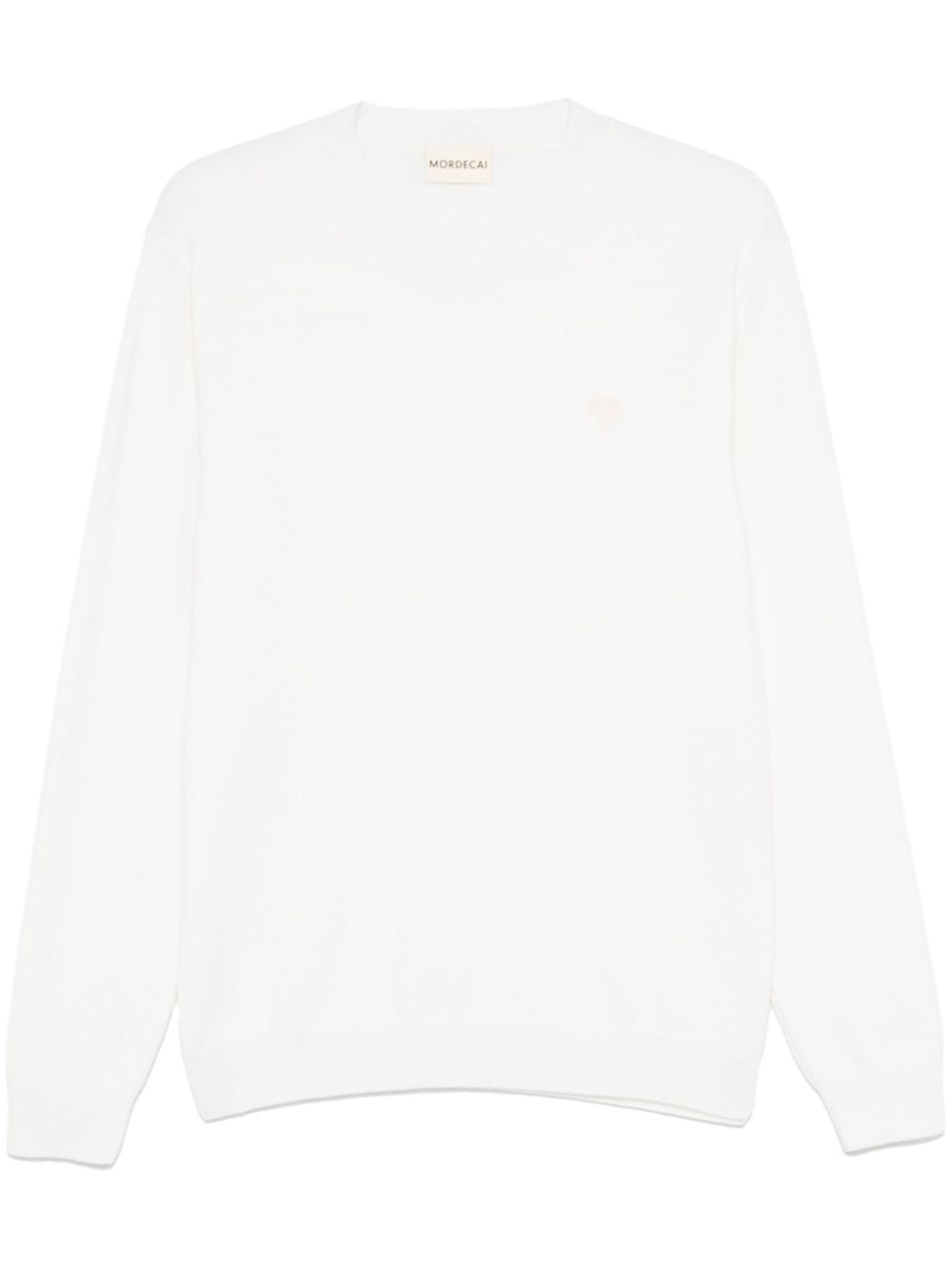 MORDECAI logo-intarsia sweater - White von MORDECAI