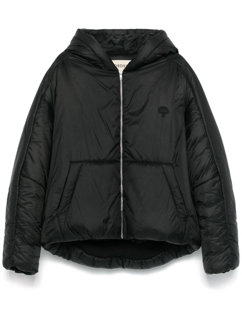 MORDECAI padded hooded jacket - Black von MORDECAI