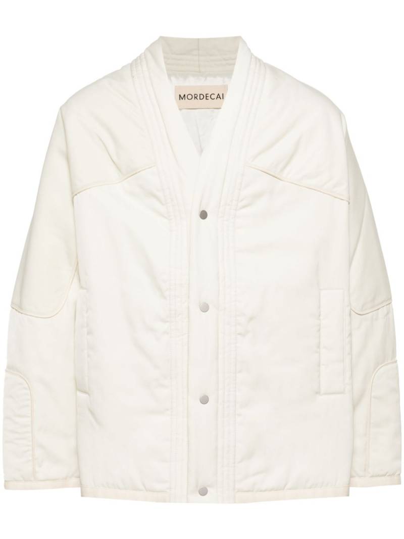 MORDECAI panelled padded jacket - Neutrals von MORDECAI