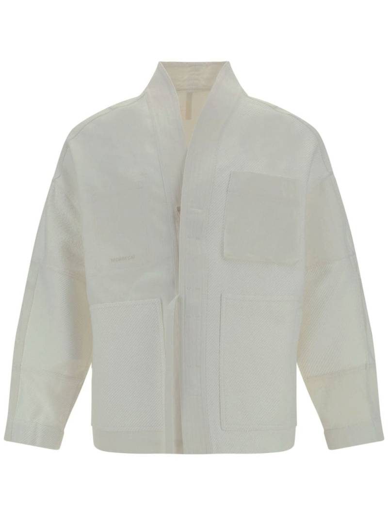 MORDECAI shawl-lapel wrap jacket - Neutrals von MORDECAI