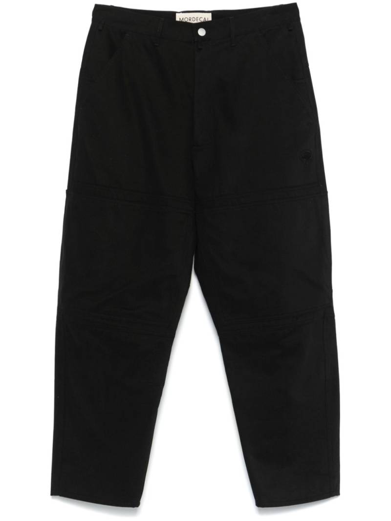 MORDECAI tapered trousers - Black von MORDECAI