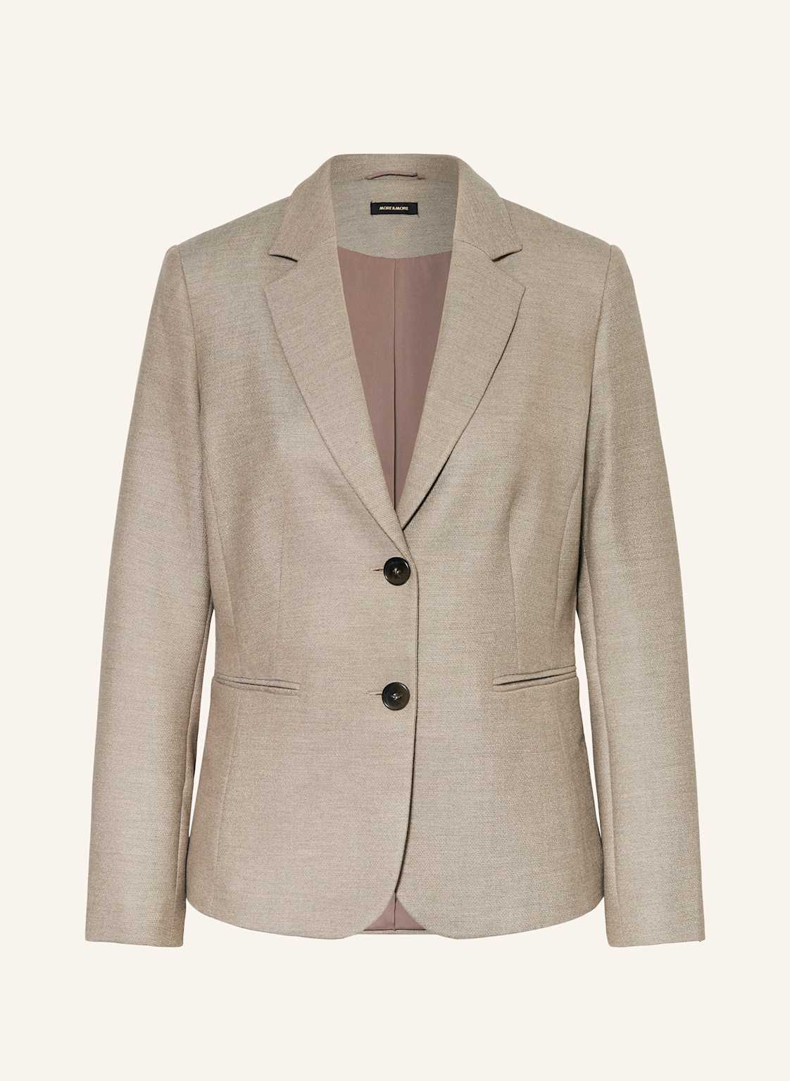 More & More Blazer beige von MORE & MORE