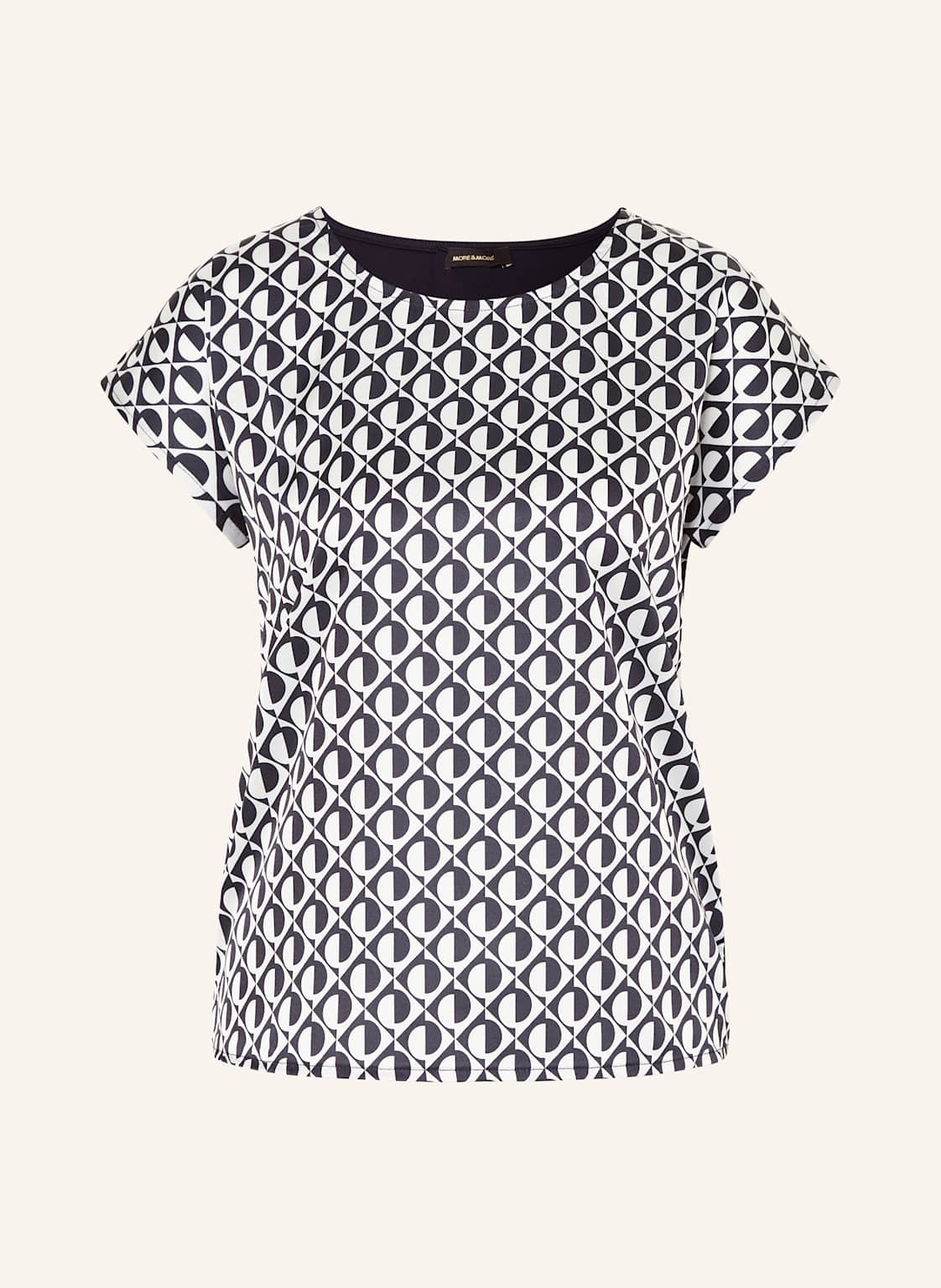 More & More Blusenshirt Im Materialmix blau More & More Blusenshirt Im Materialmix blau von MORE & MORE