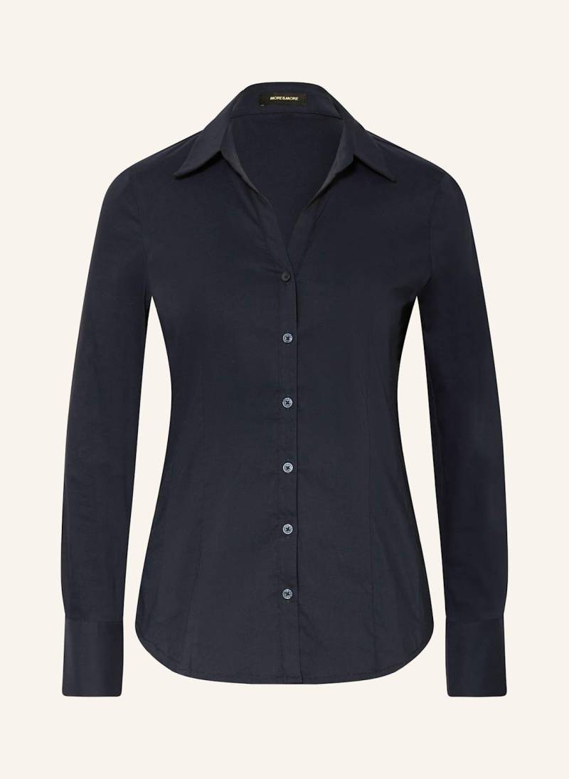 More & More Hemdbluse blau von MORE & MORE