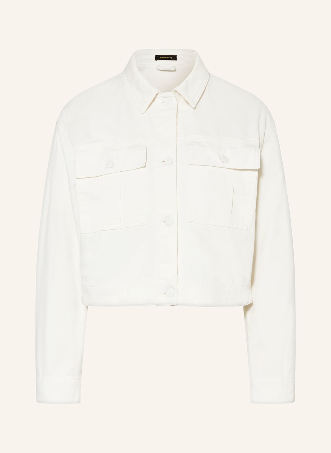 More & More Jeansjacke weiss von MORE & MORE