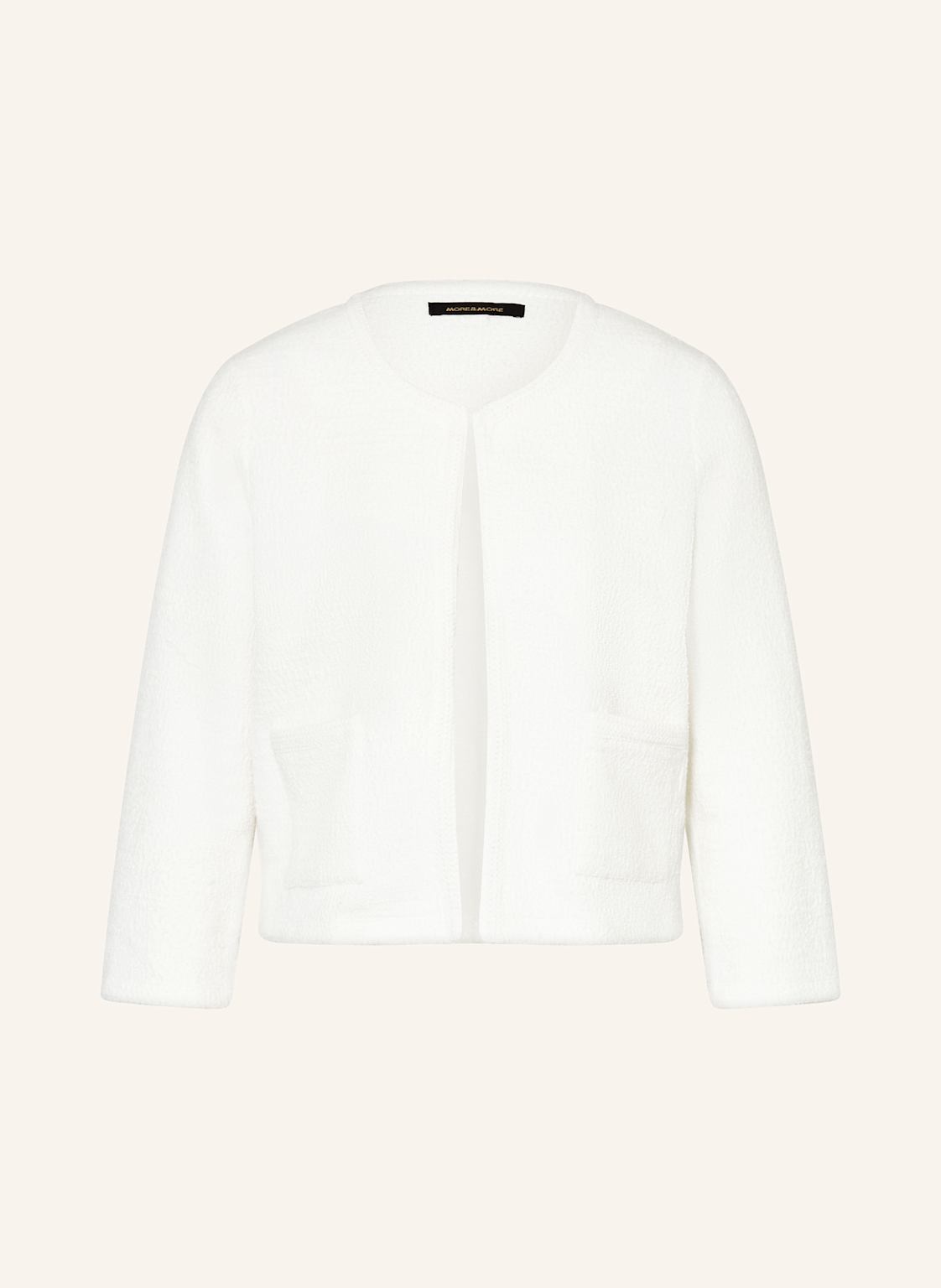 More & More Kastenjacke Aus Tweed weiss More & More Kastenjacke Aus Tweed weiss von MORE & MORE