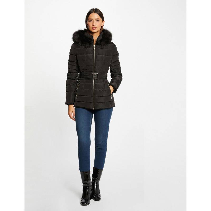 Daunenjacke Mit Kapuze Damen Black 34 von MORGAN