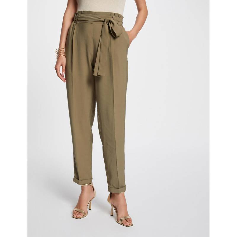 Hose Damen Khaki 34 von MORGAN