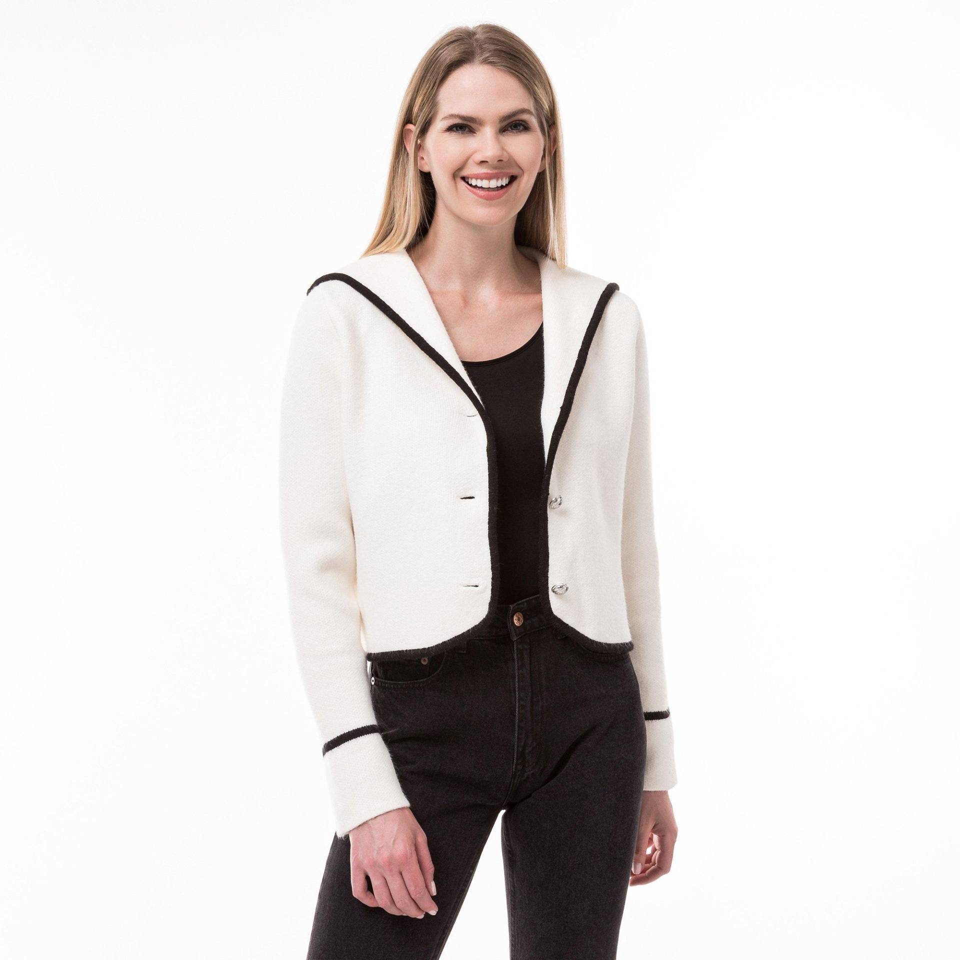 Jacke Damen Ecru M von MORGAN