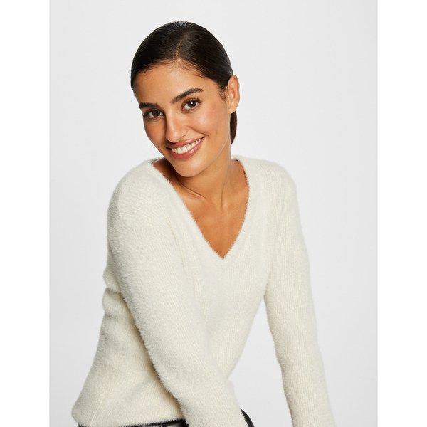 Pullover Damen Elfenbein M von MORGAN