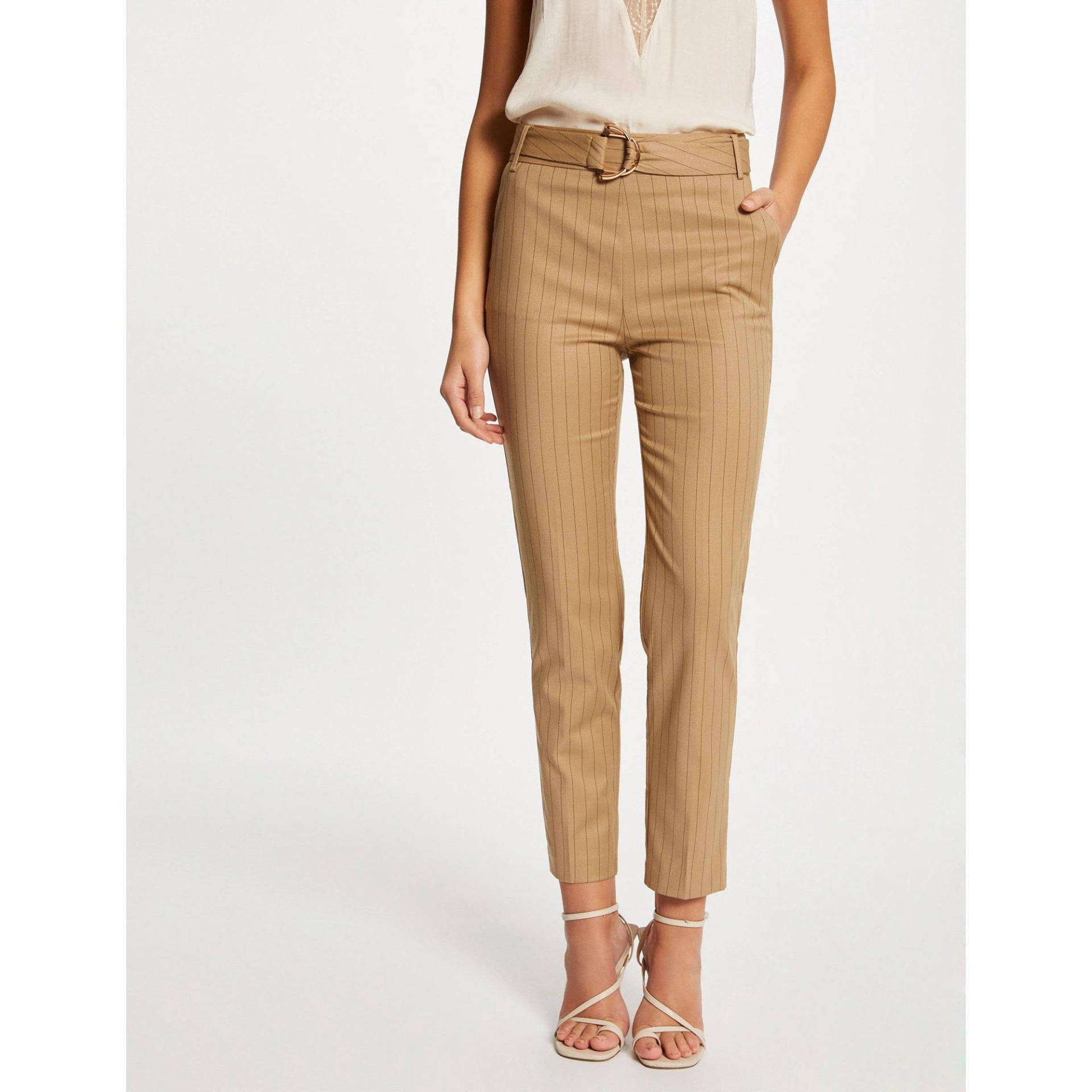 Hose Damen Beige 34 von MORGAN