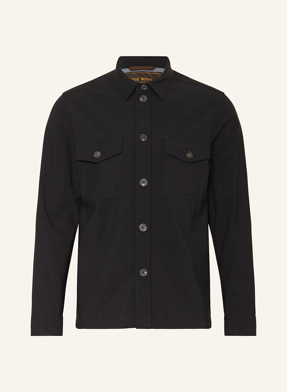 Mos Mosh Gallery Overshirt Mmgbirk schwarz