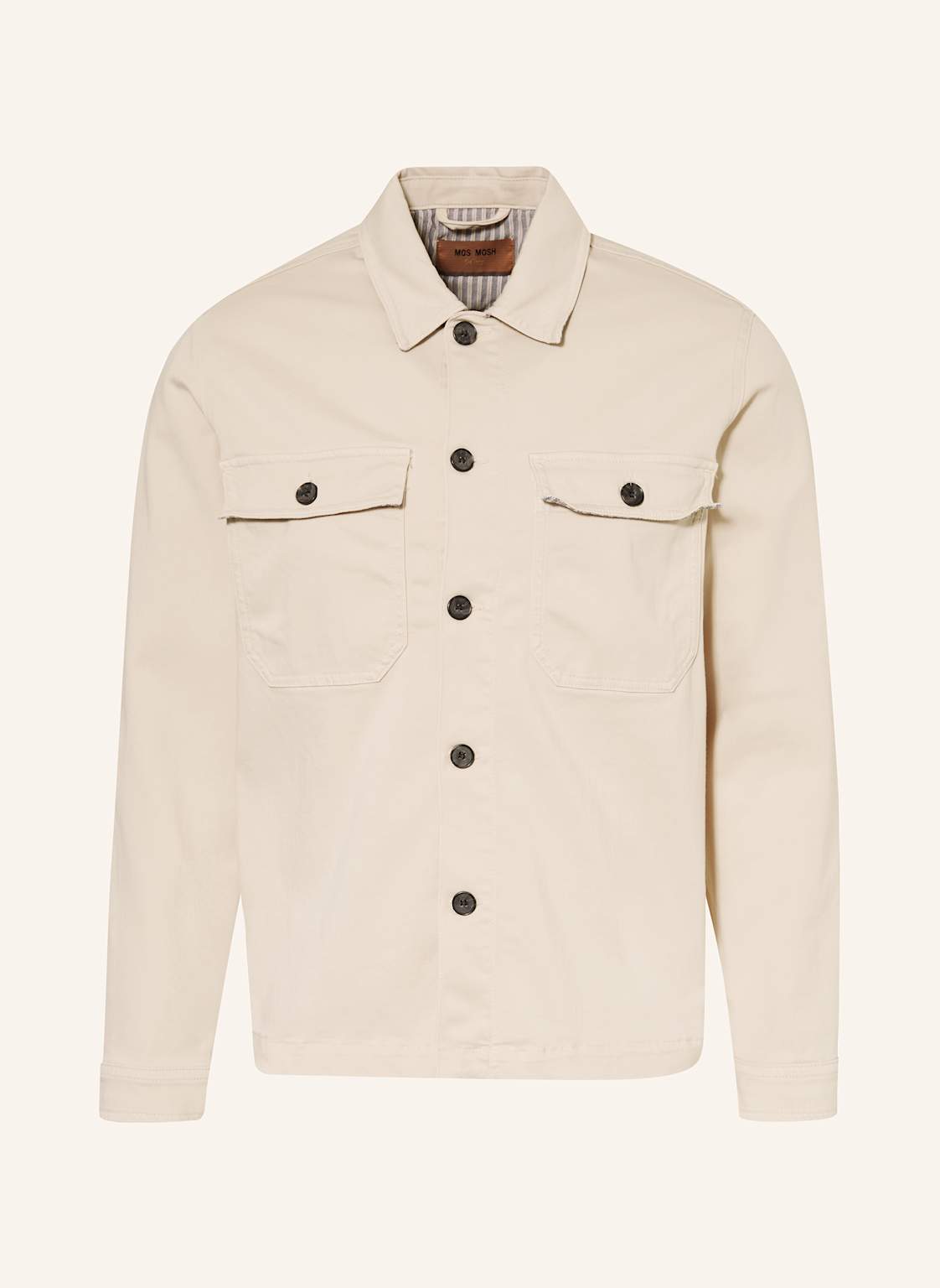 Mos Mosh Gallery Overshirt Mmgmatteo beige Mos Mosh Gallery Overshirt Mmgmatteo beige von MOS MOSH Gallery