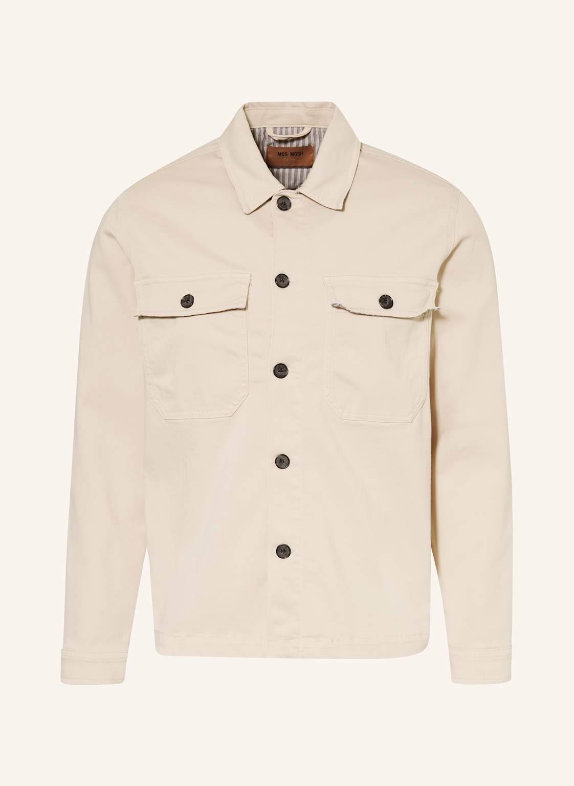 Mos Mosh Gallery Overshirt Mmgmatteo beige von MOS MOSH Gallery