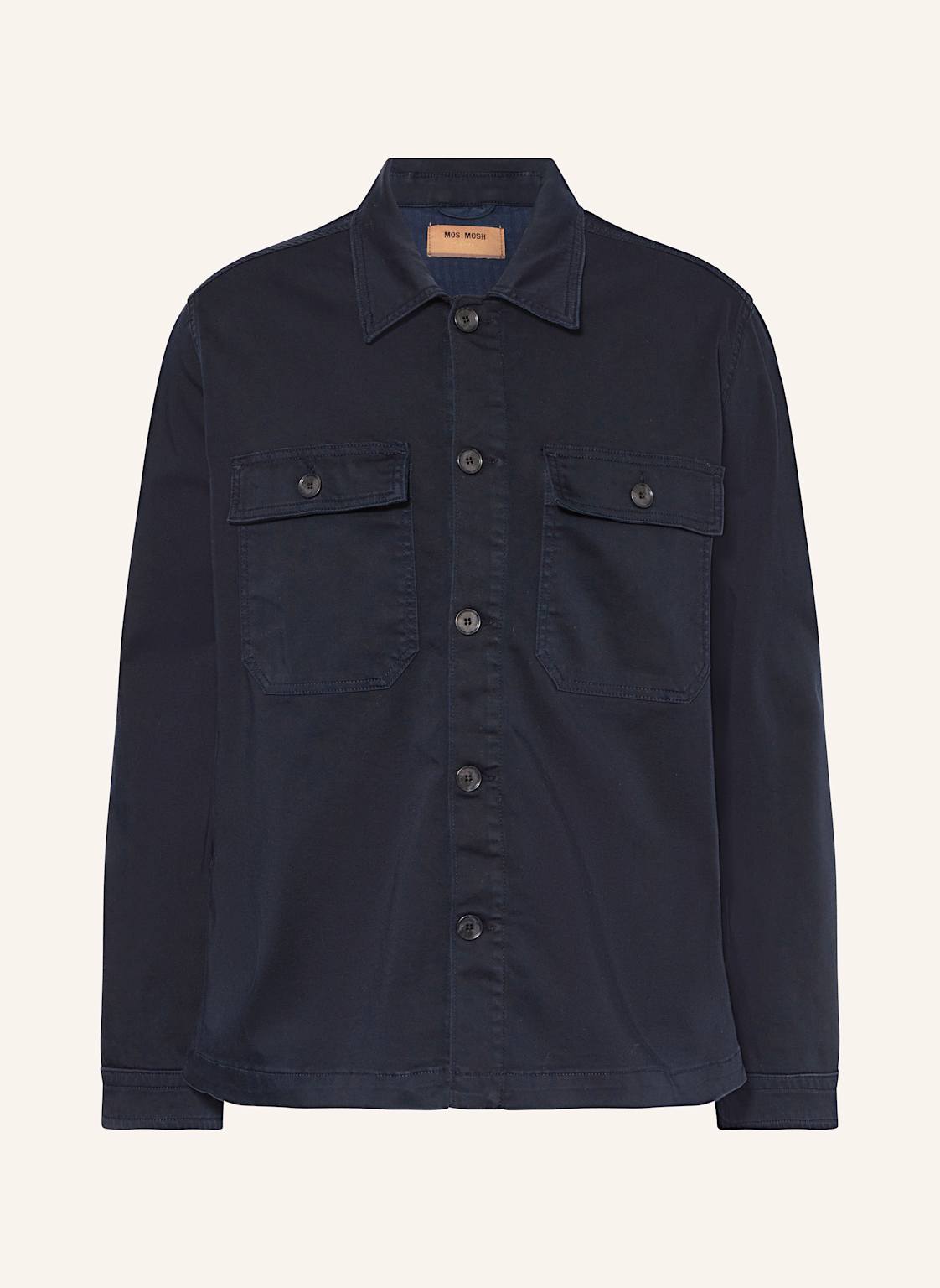 Mos Mosh Gallery Overshirt Mmgmatteo blau