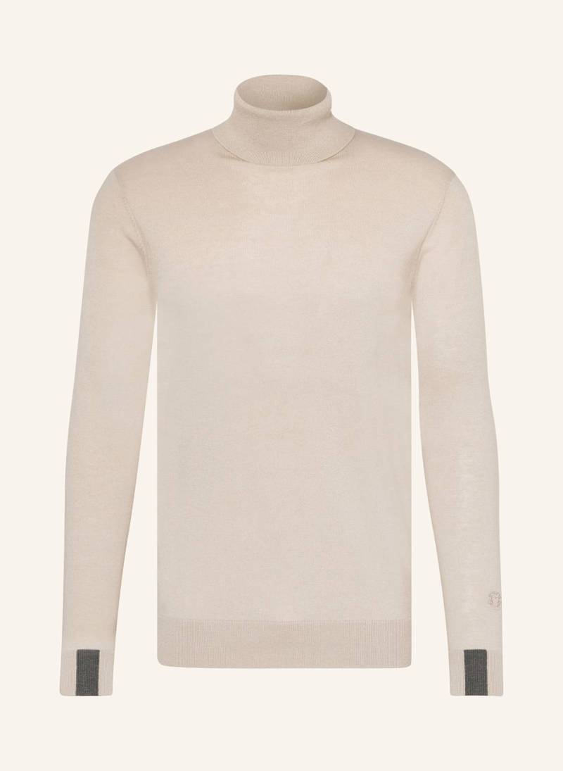 Mos Mosh Gallery Rollkragenpullover Mmgadam beige von MOS MOSH Gallery