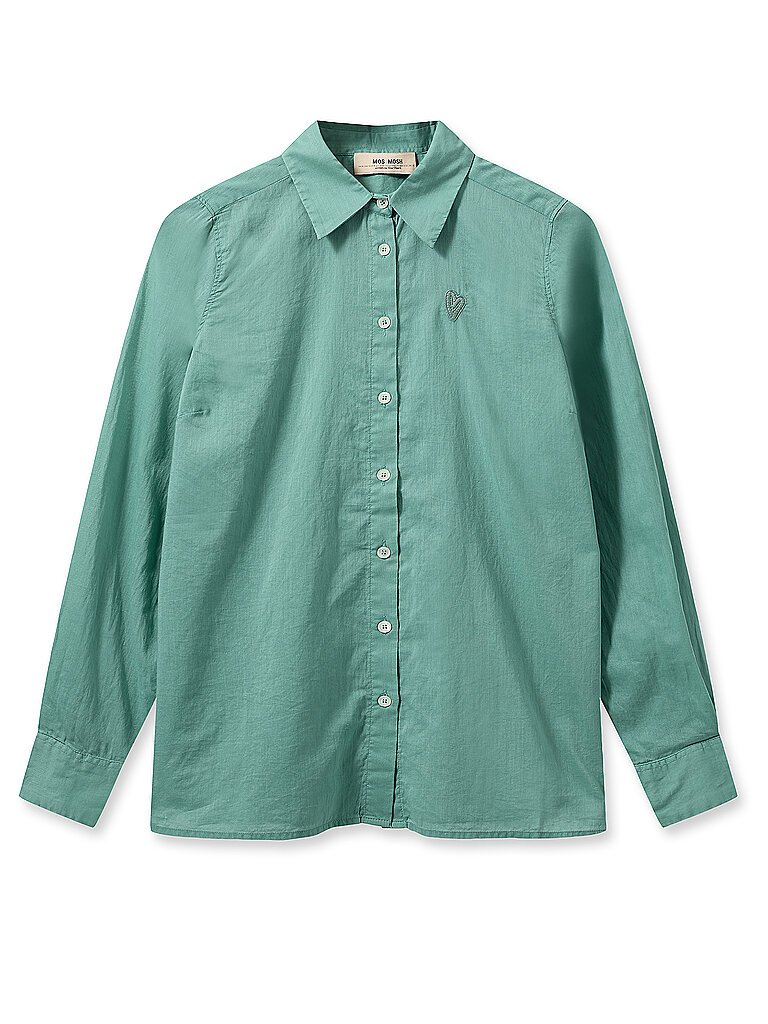 MOS MOSH Bluse MMVINAVOILESHIRT mint | L von MOS MOSH