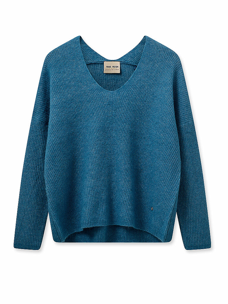 MOS MOSH Pullover MMTHORAV  blau | L von MOS MOSH