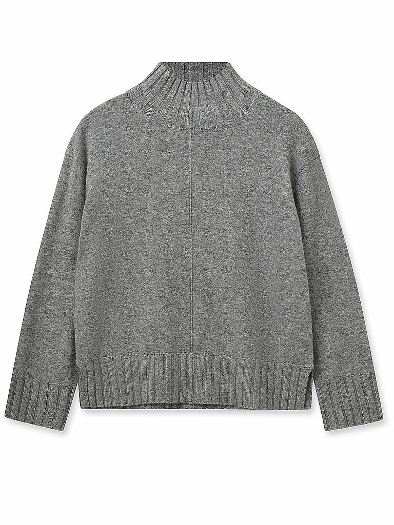 MOS MOSH Rollkragenpullover MMAIMA grau | L von MOS MOSH