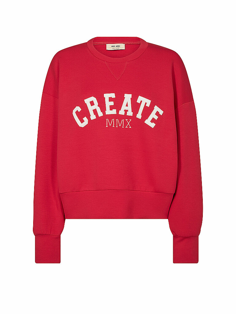 MOS MOSH Sweater MMCELLI rot | XS von MOS MOSH